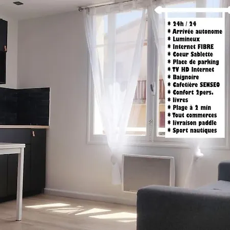 Apartment Studi'hotel Coeur Sablettes Clim Parking H24 Total Autonomie